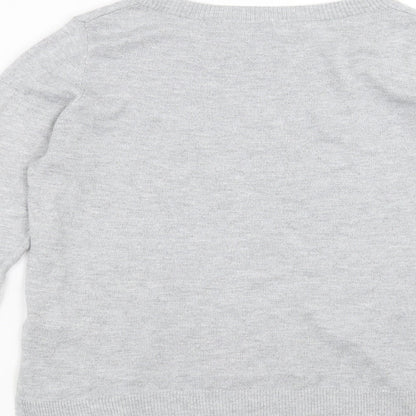 Womens UK Size 12 NEXT Grey Pullover Jumper