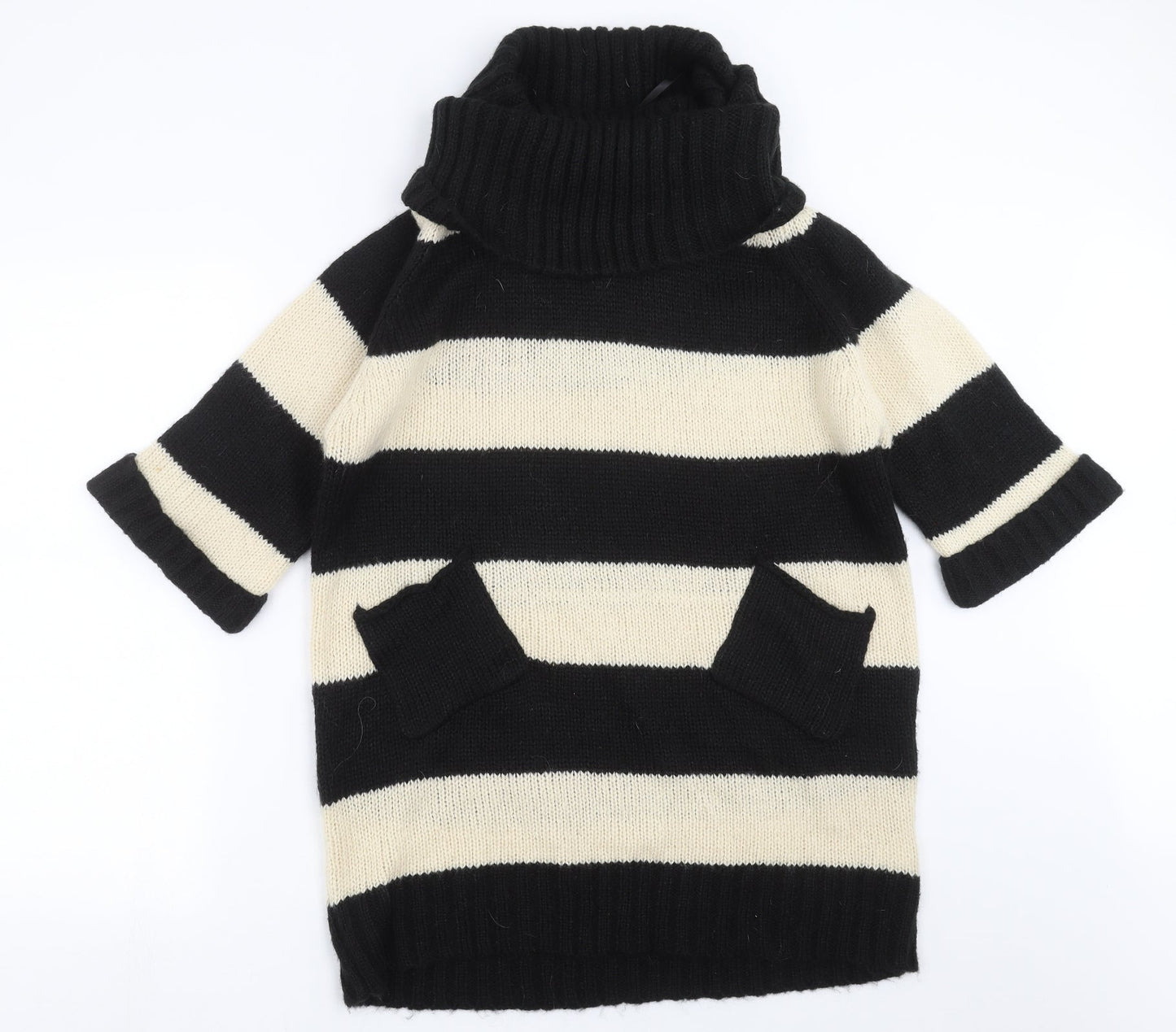 Womens UK Size 10 Warehouse Black Pullover Jumper
