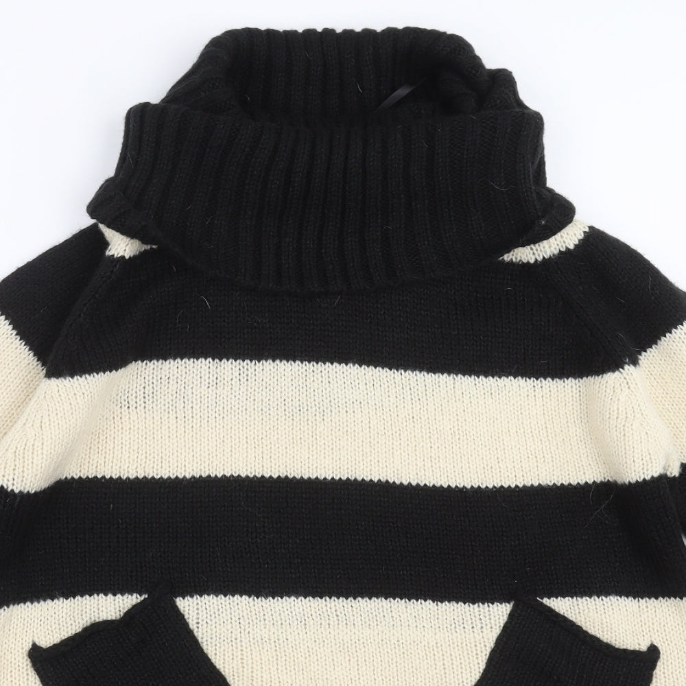 Womens UK Size 10 Warehouse Black Pullover Jumper