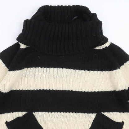 Womens UK Size 10 Warehouse Black Pullover Jumper