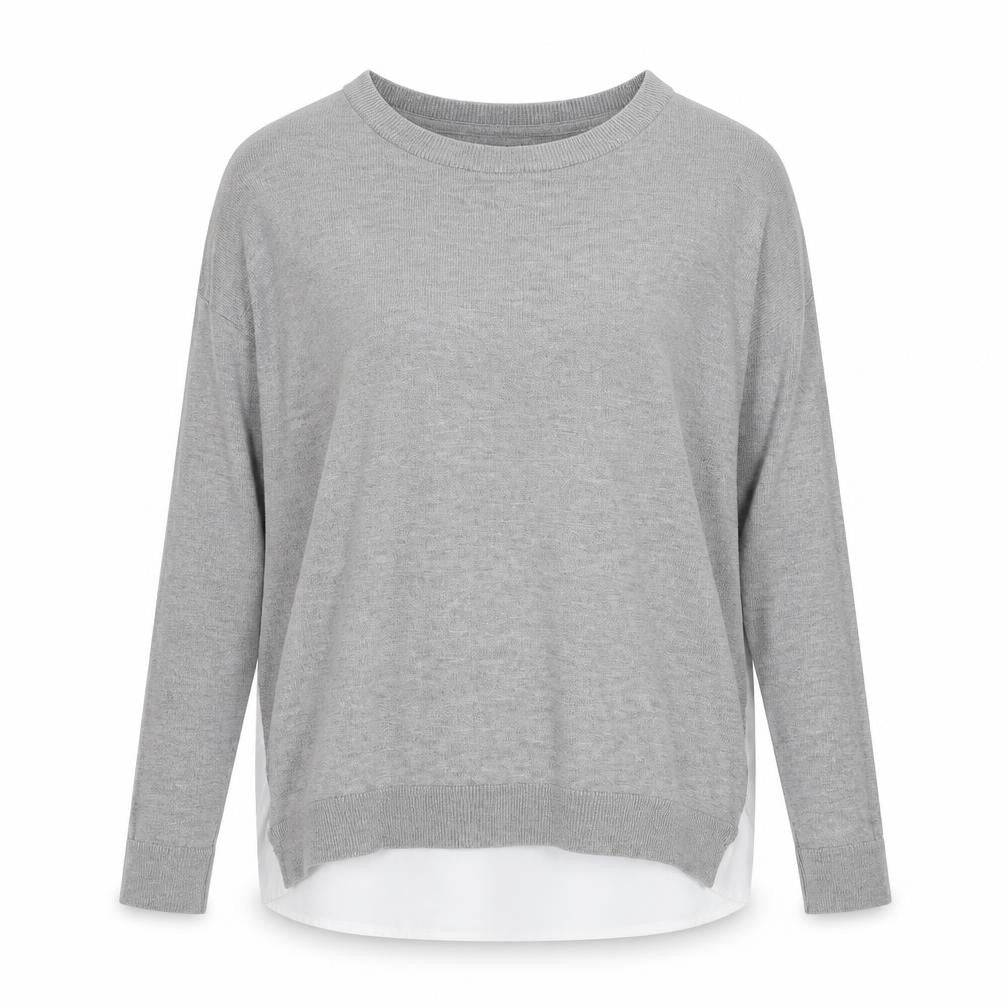 Womens UK Size 8 Topshop Grey Pullover Jumper
