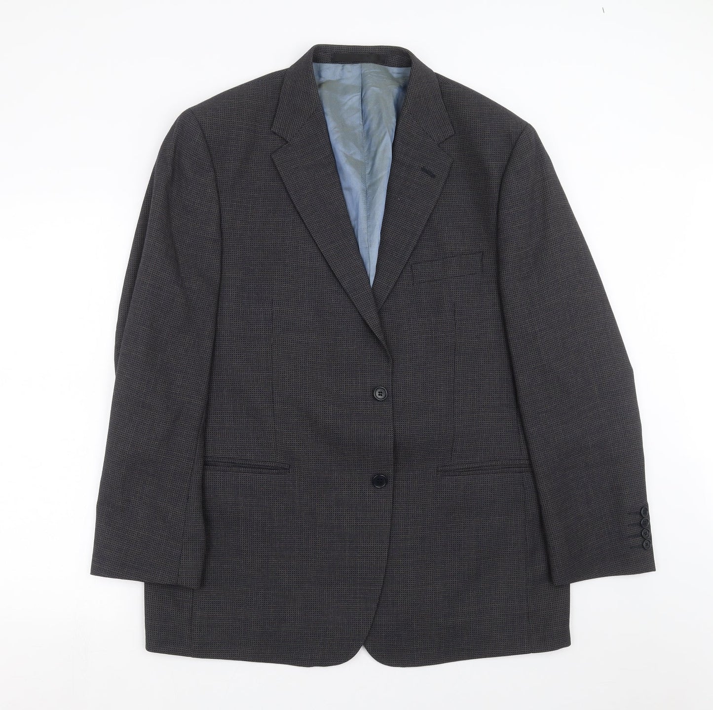 Mens UK Size 44 Marks and Spencer Regular Blue Suit Jacket