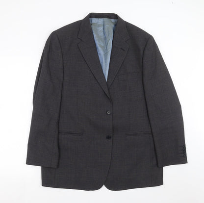Mens UK Size 44 Marks and Spencer Regular Blue Suit Jacket