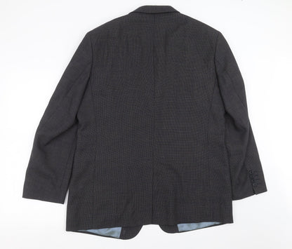 Mens UK Size 44 Marks and Spencer Regular Blue Suit Jacket
