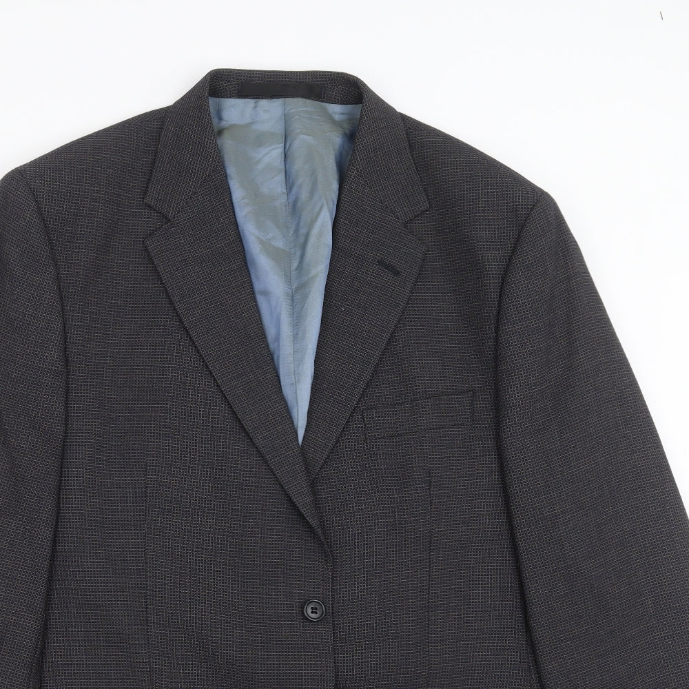 Mens UK Size 44 Marks and Spencer Regular Blue Suit Jacket