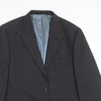 Mens UK Size 44 Marks and Spencer Regular Blue Suit Jacket