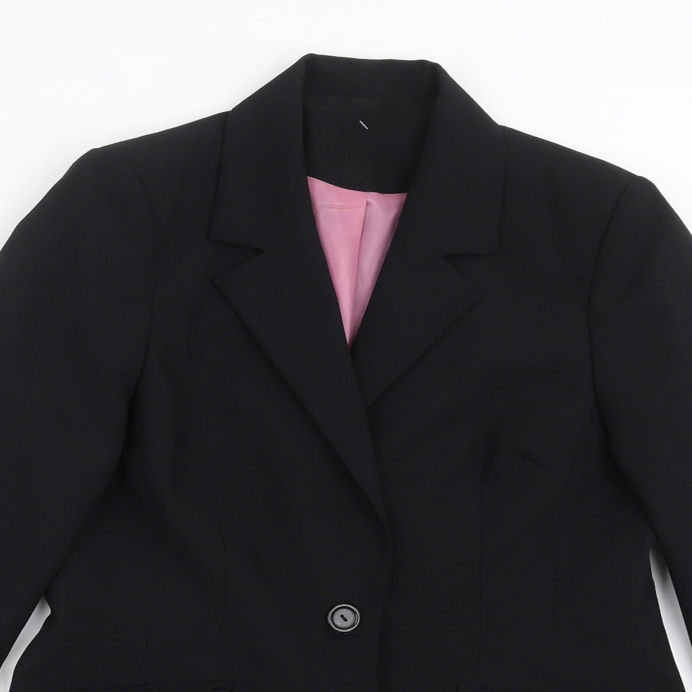 Womens UK Size 14 NL Collection Regular Black Suit Jacket