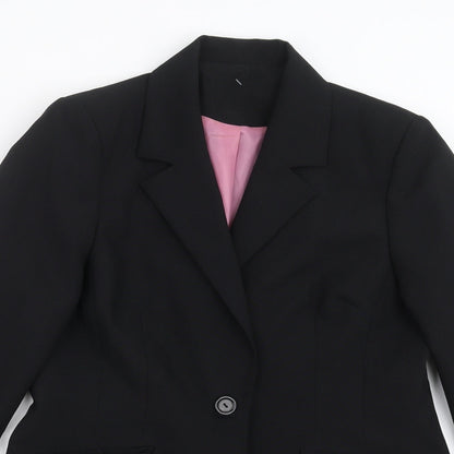 Womens UK Size 14 NL Collection Regular Black Suit Jacket