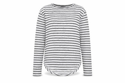 Primark Womens Grey Striped  Pullover Sweatshirt Size 10