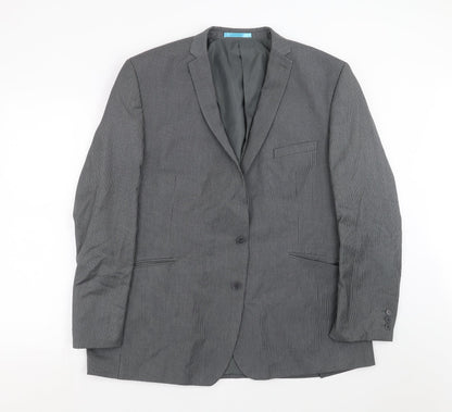 Mens UK Size 48 Burton Regular Grey Suit Jacket