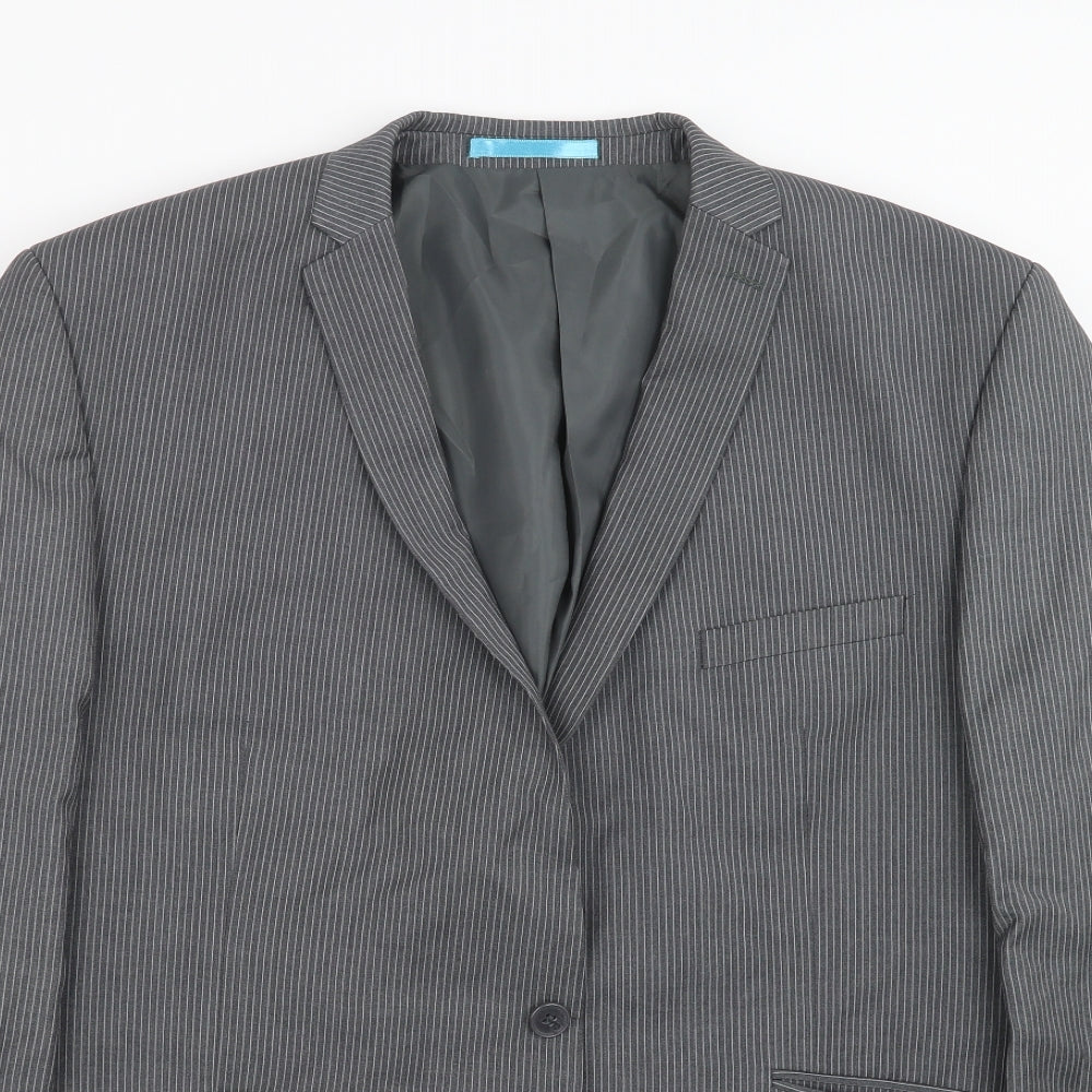 Mens UK Size 48 Burton Regular Grey Suit Jacket