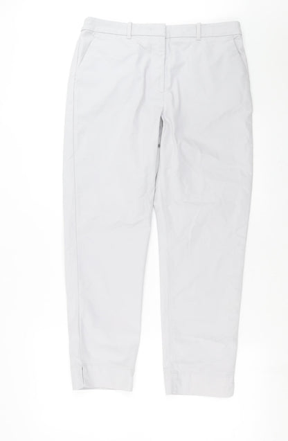 Womens UK Size 12 Marks and Spencer Regular Fit  Grey Trousers