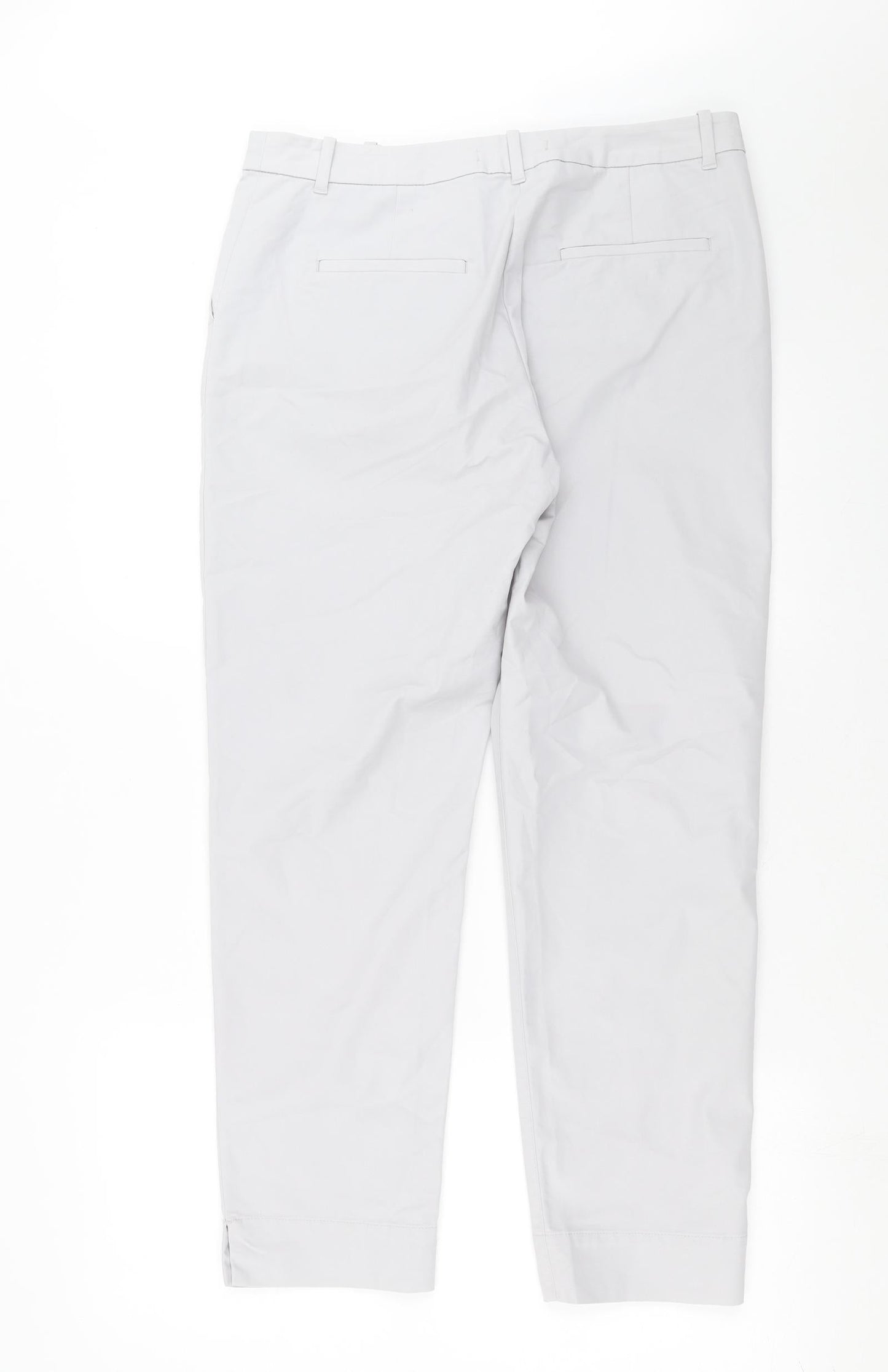 Womens UK Size 12 Marks and Spencer Regular Fit  Grey Trousers
