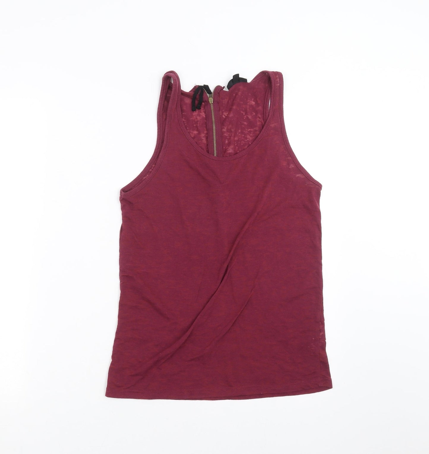 Womens UK Size 10 Topshop Purple Basic Tank