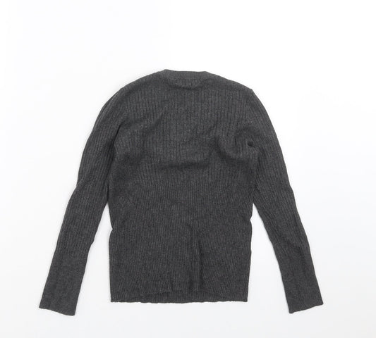 Candy Couture Girls Grey   Pullover Jumper Size 11 Years