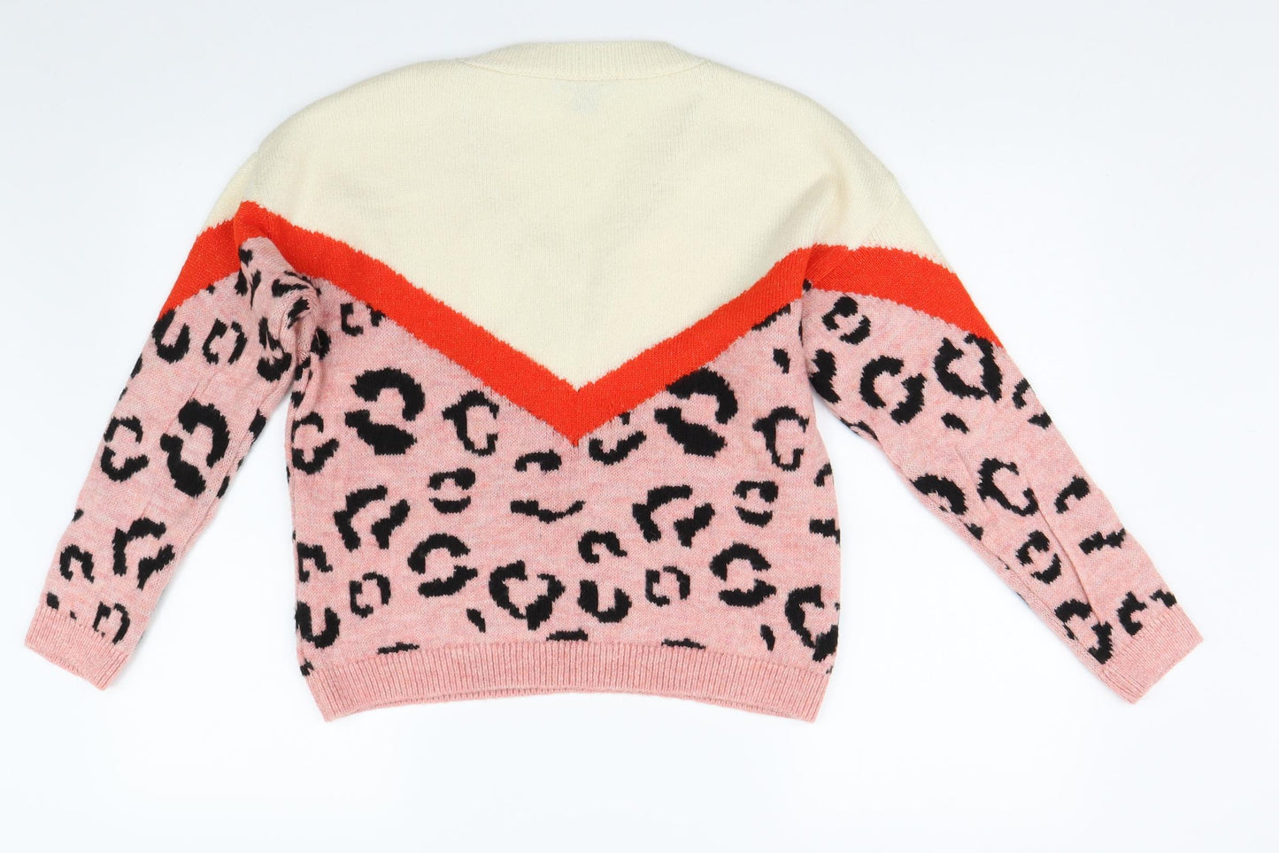Primark Womens Multicoloured Animal Print  Pullover Jumper Size 10