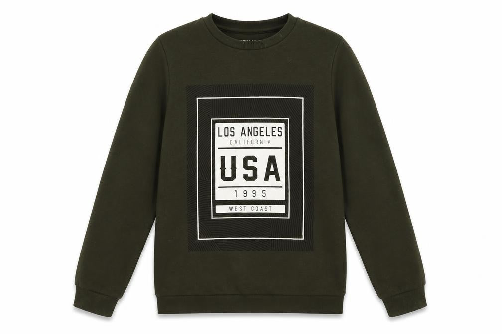 Primark Girls Green   Pullover Sweatshirt Size 14 Years