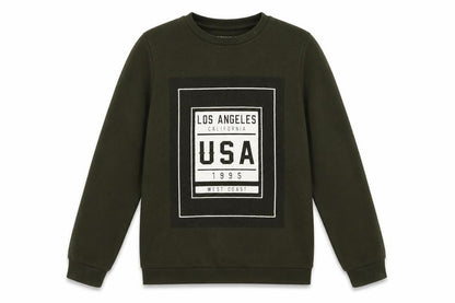 Primark Girls Green   Pullover Sweatshirt Size 14 Years