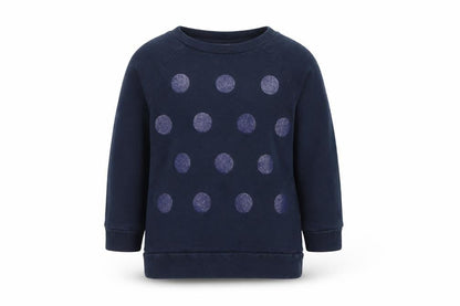 Carter's Boys Blue Polka Dot  Pullover Sweatshirt Size 3 Years
