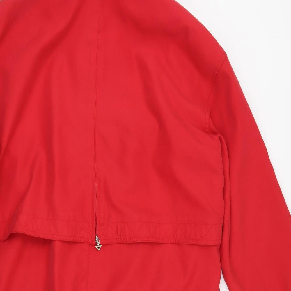 Womens UK Size 12 Astraka Red Overcoat