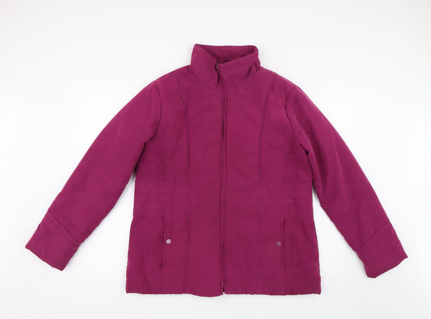 Klass Womens Pink   Overcoat Coat Size M