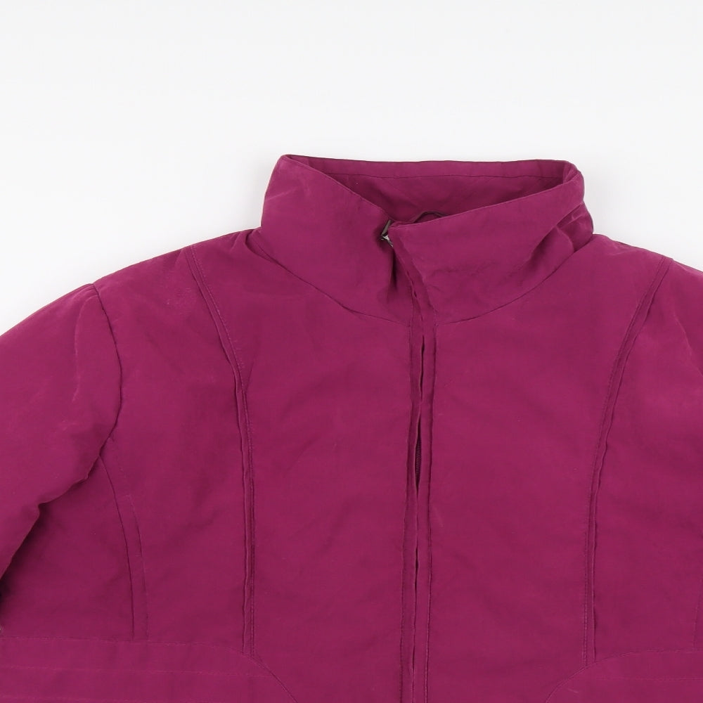 Klass Womens Pink   Overcoat Coat Size M