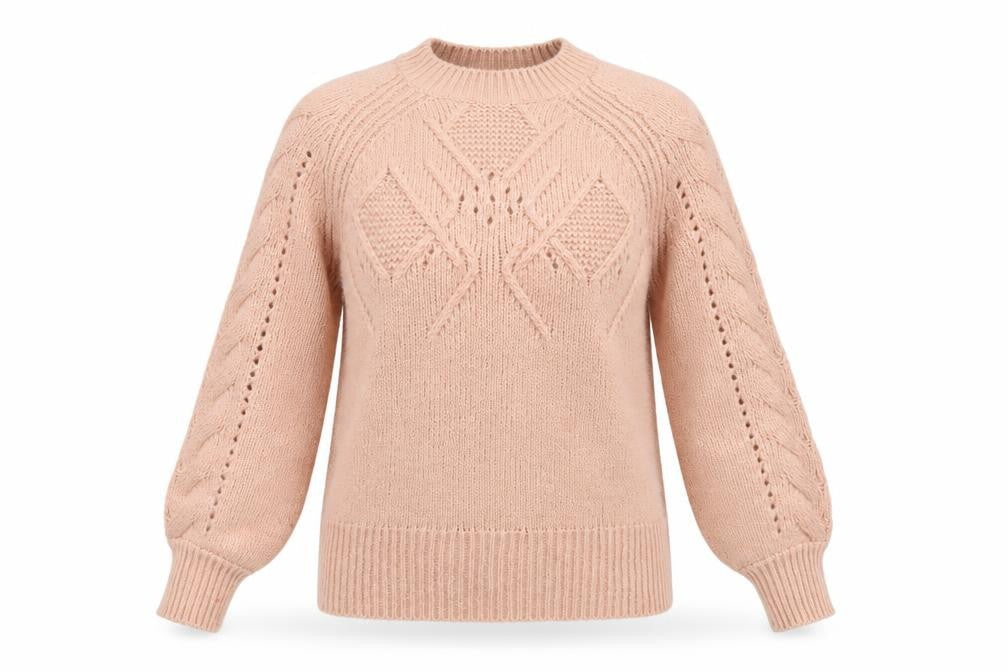 Womens UK Size S George Pink Pullover Jumper