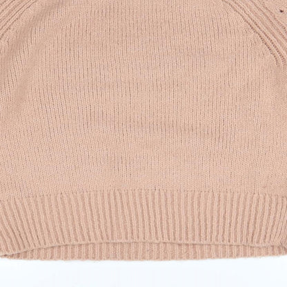 George Womens Pink  Knit Pullover Jumper Size S