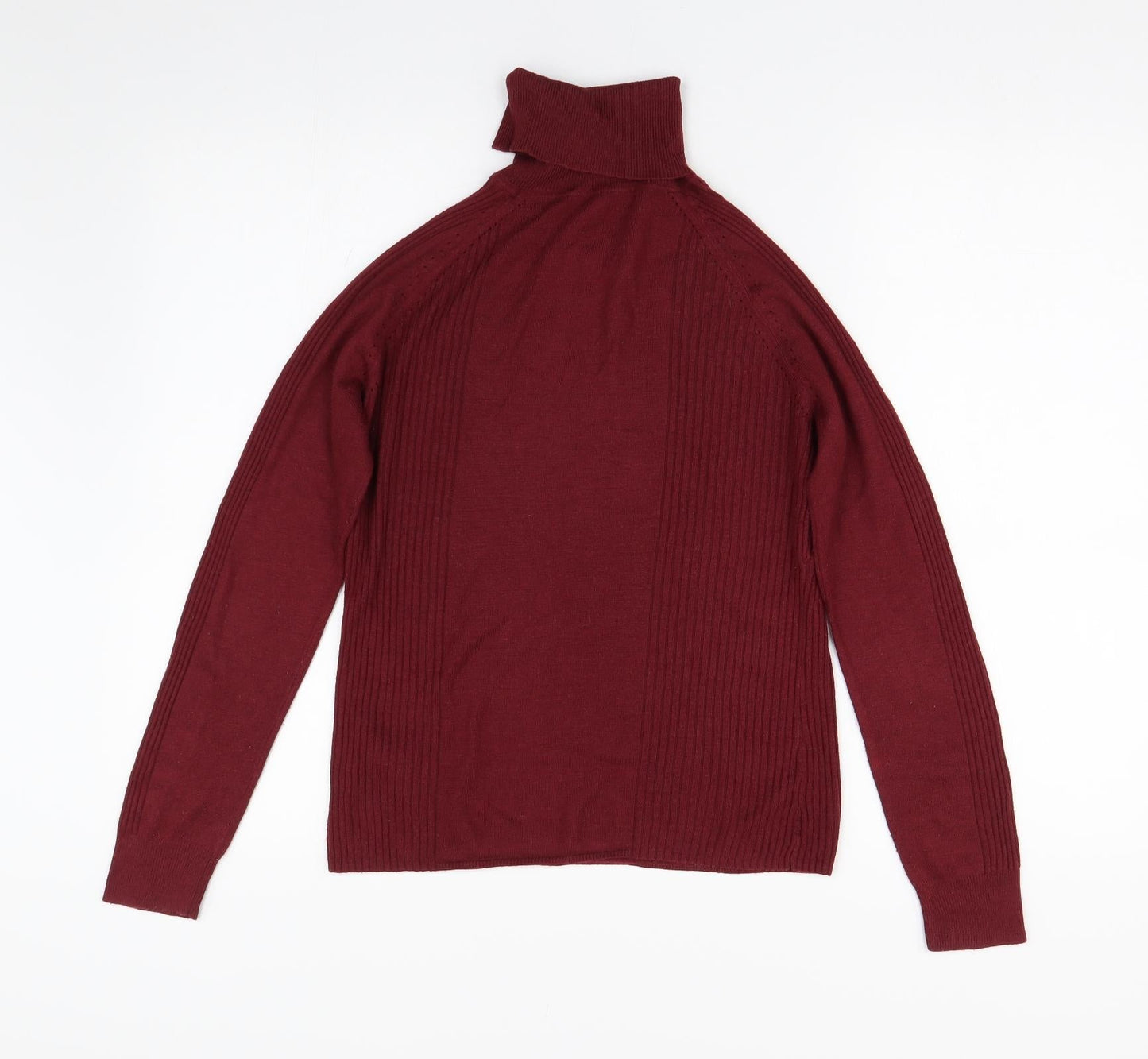 Womens UK Size M Linea Red Pullover Jumper