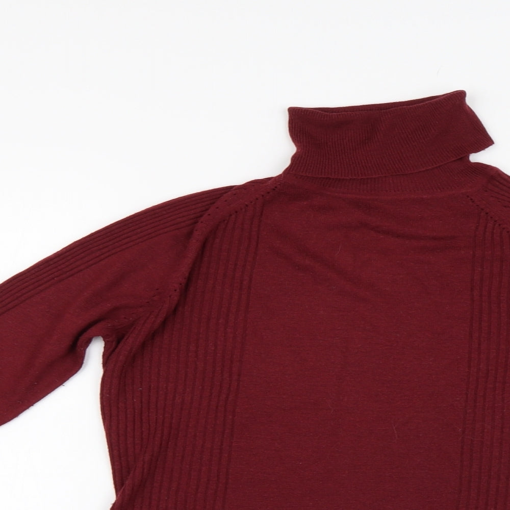 Womens UK Size M Linea Red Pullover Jumper