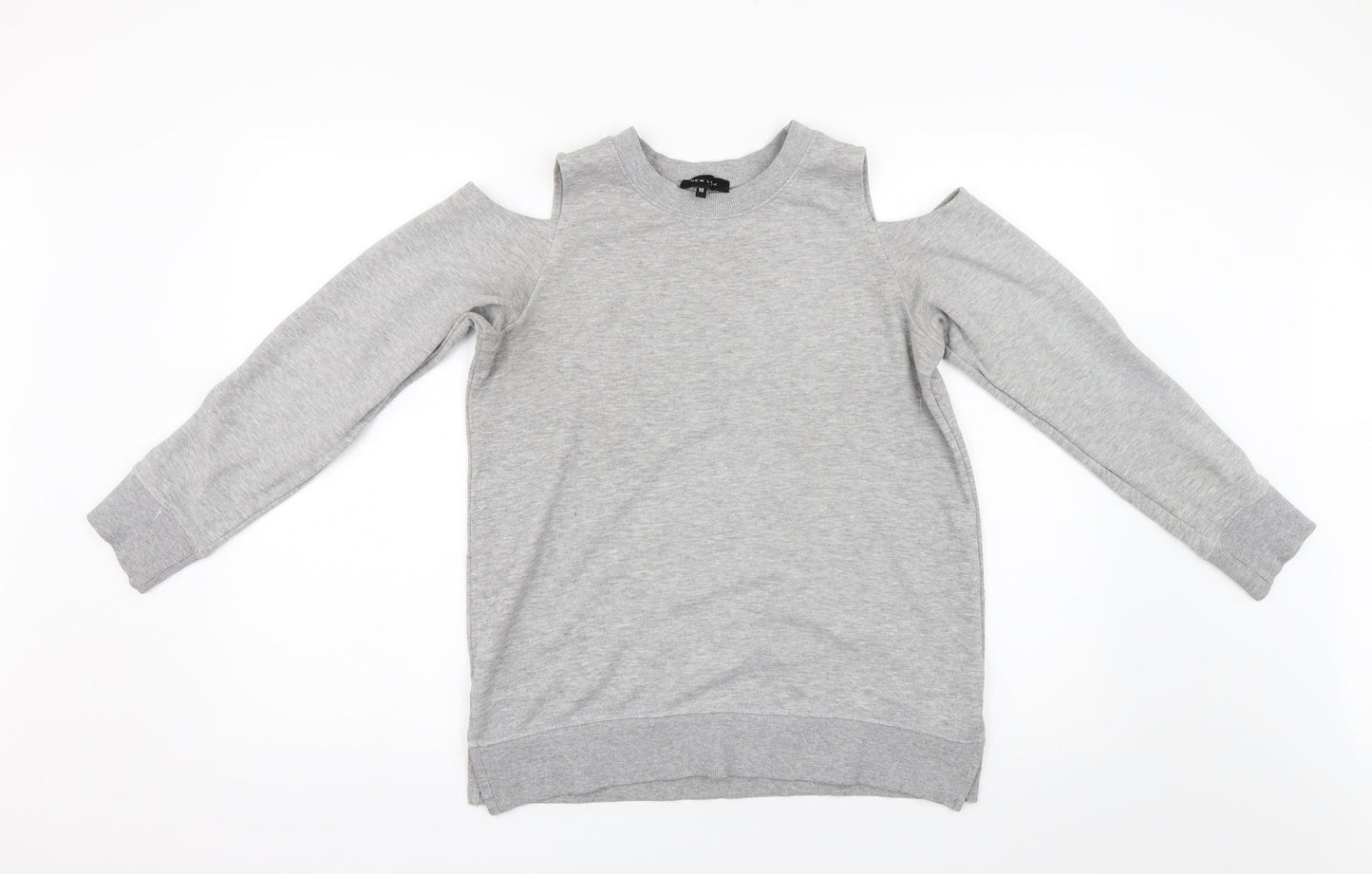 New Look Womens Grey   Pullover Sweatshirt Size 10