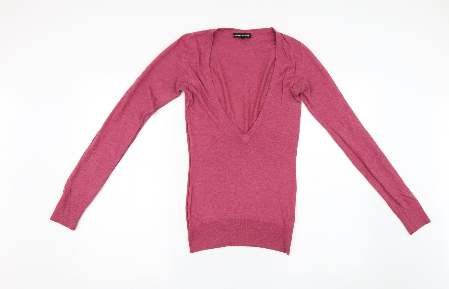 Womens UK Size 6 Warehouse Pink Pullover Jumper