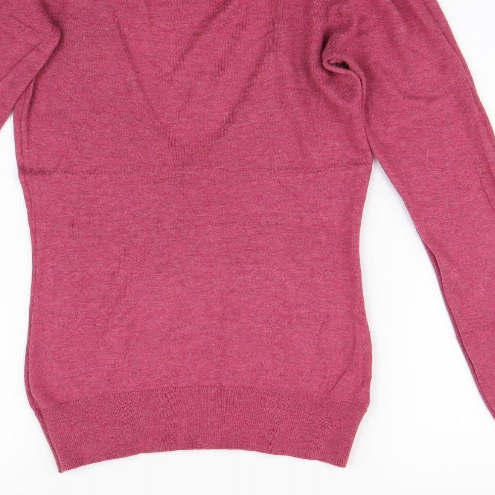 Womens UK Size 6 Warehouse Pink Pullover Jumper