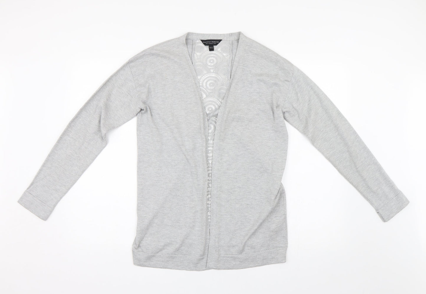 Womens UK Size 10 Dorothy Perkins Grey Cardigan Jumper