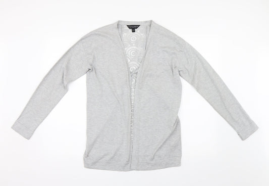 Womens UK Size 10 Dorothy Perkins Grey Cardigan Jumper