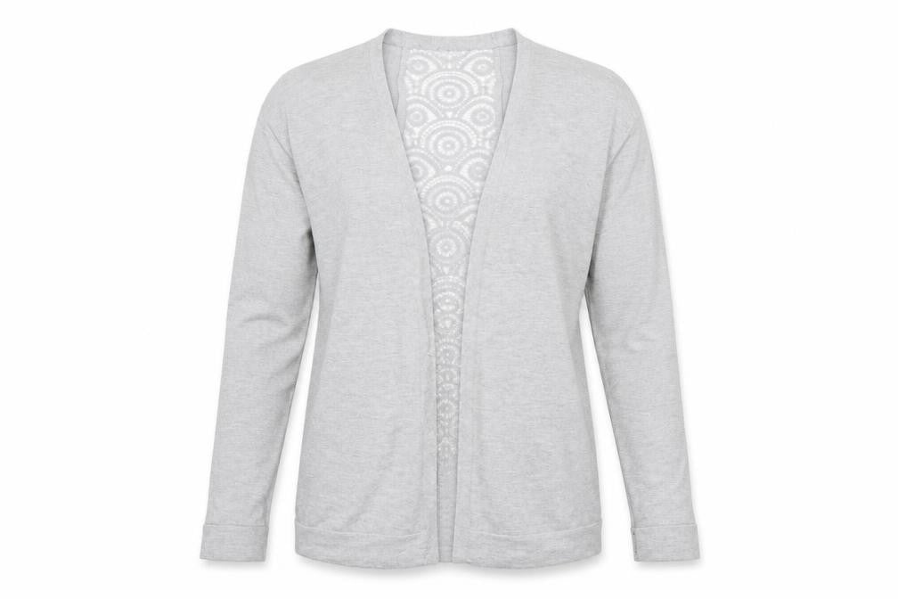 Womens UK Size 10 Dorothy Perkins Grey Cardigan Jumper