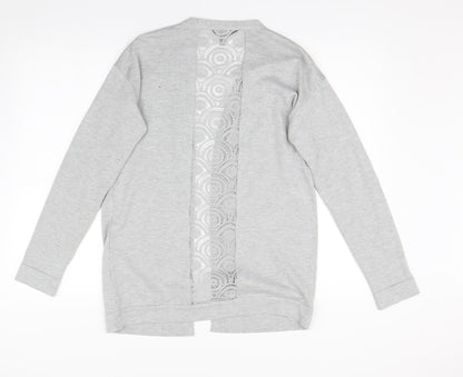 Womens UK Size 10 Dorothy Perkins Grey Cardigan Jumper
