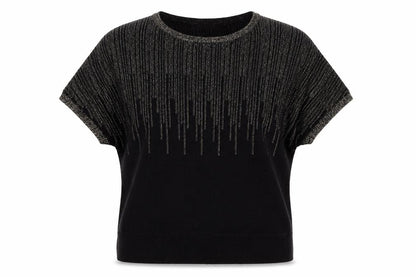 Womens UK Size XS Oasis Black Pullover Jumper