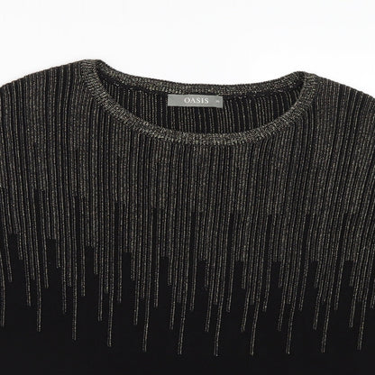 Womens UK Size XS Oasis Black Pullover Jumper