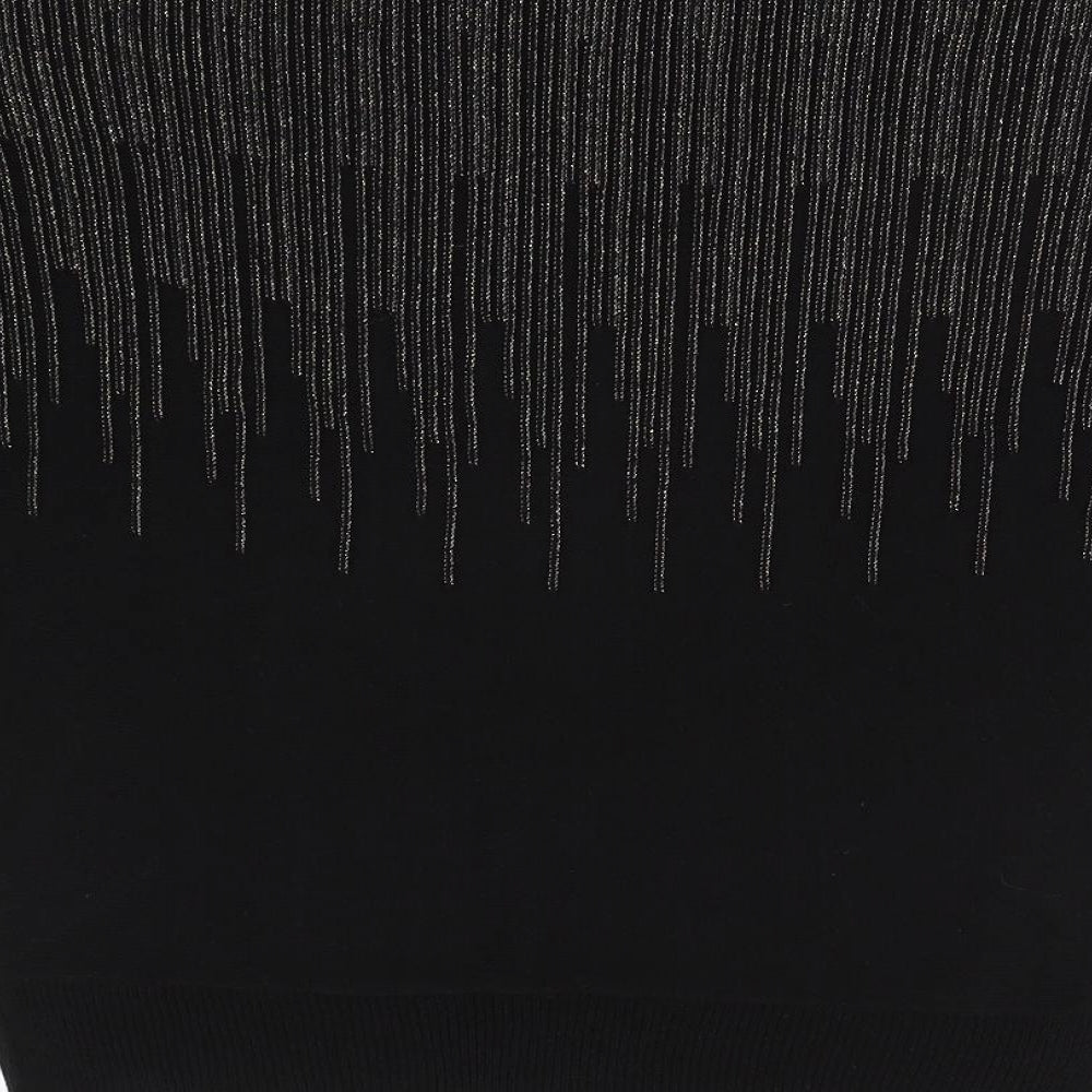Womens UK Size XS Oasis Black Pullover Jumper