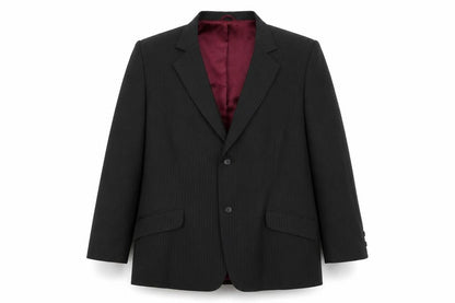 JR Mens Black Striped  Jacket Blazer Size XL