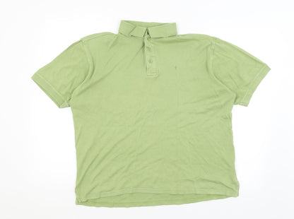 Power Line Mens Green    T-Shirt Size M