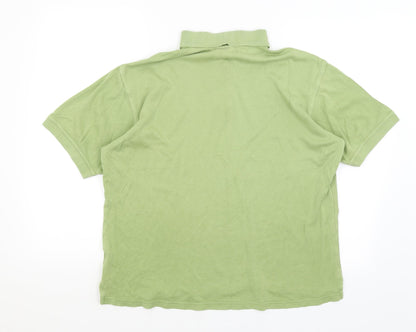 Power Line Mens Green    T-Shirt Size M