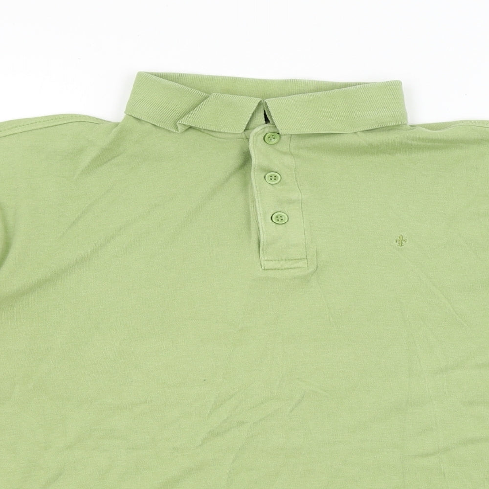 Power Line Mens Green    T-Shirt Size M