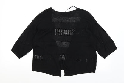 Primark Womens Black   Cardigan Jumper Size M