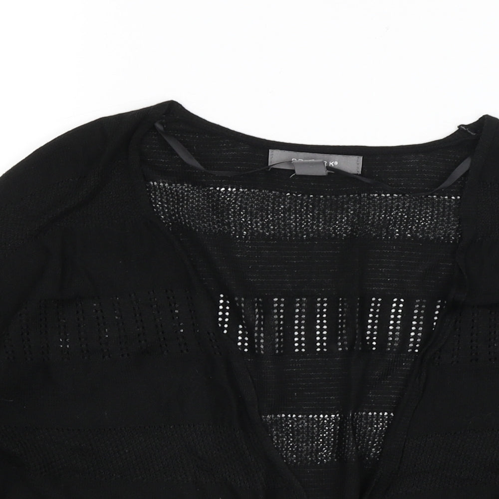 Primark Womens Black   Cardigan Jumper Size M