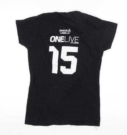 Womens UK Size 12 Reebok Black Basic T-Shirt