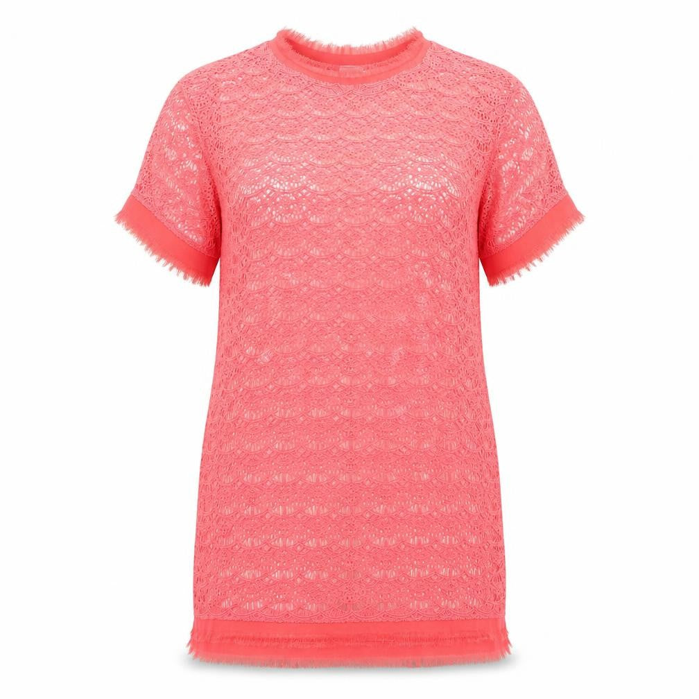 Womens UK Size 10 NEXT Pink Tunic T-Shirt