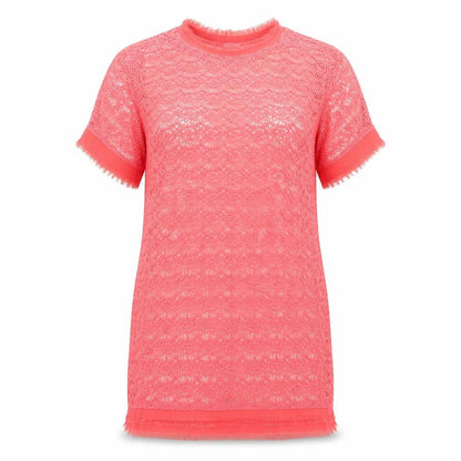 Womens UK Size 10 NEXT Pink Tunic T-Shirt