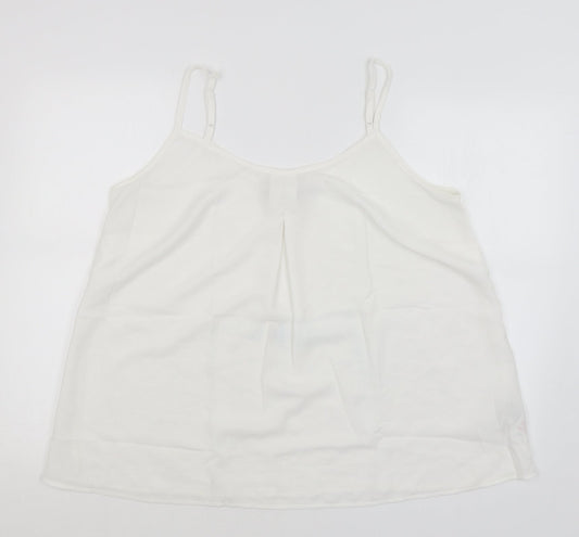 Capsule Womens White   Camisole Tank Size 18